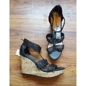 🌟NWT Montego Bay Club Black Wedges!🌟